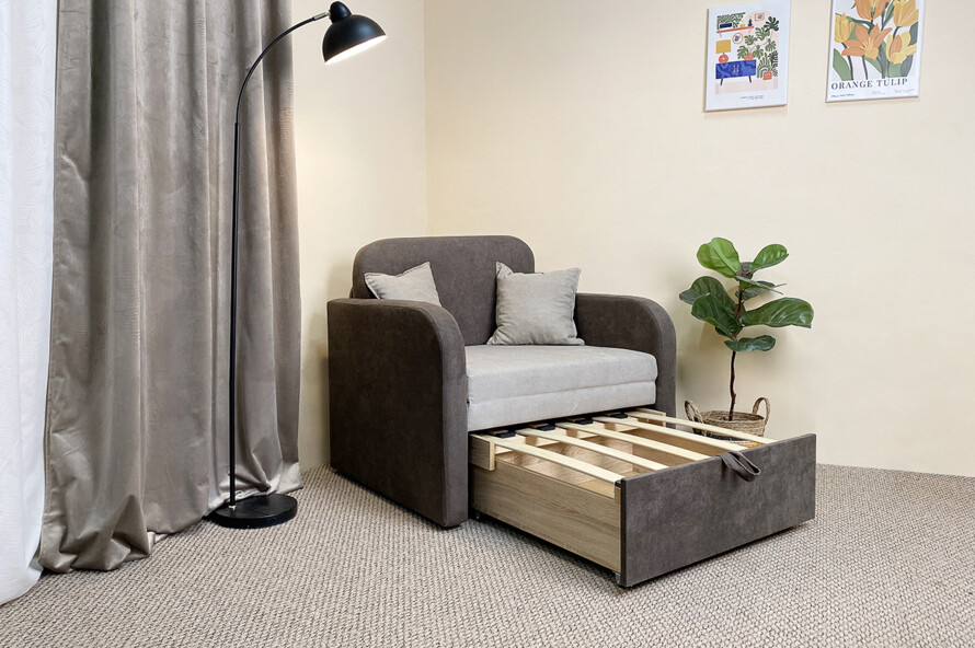 Крісло дитяче розкладне Карлсон (какао)