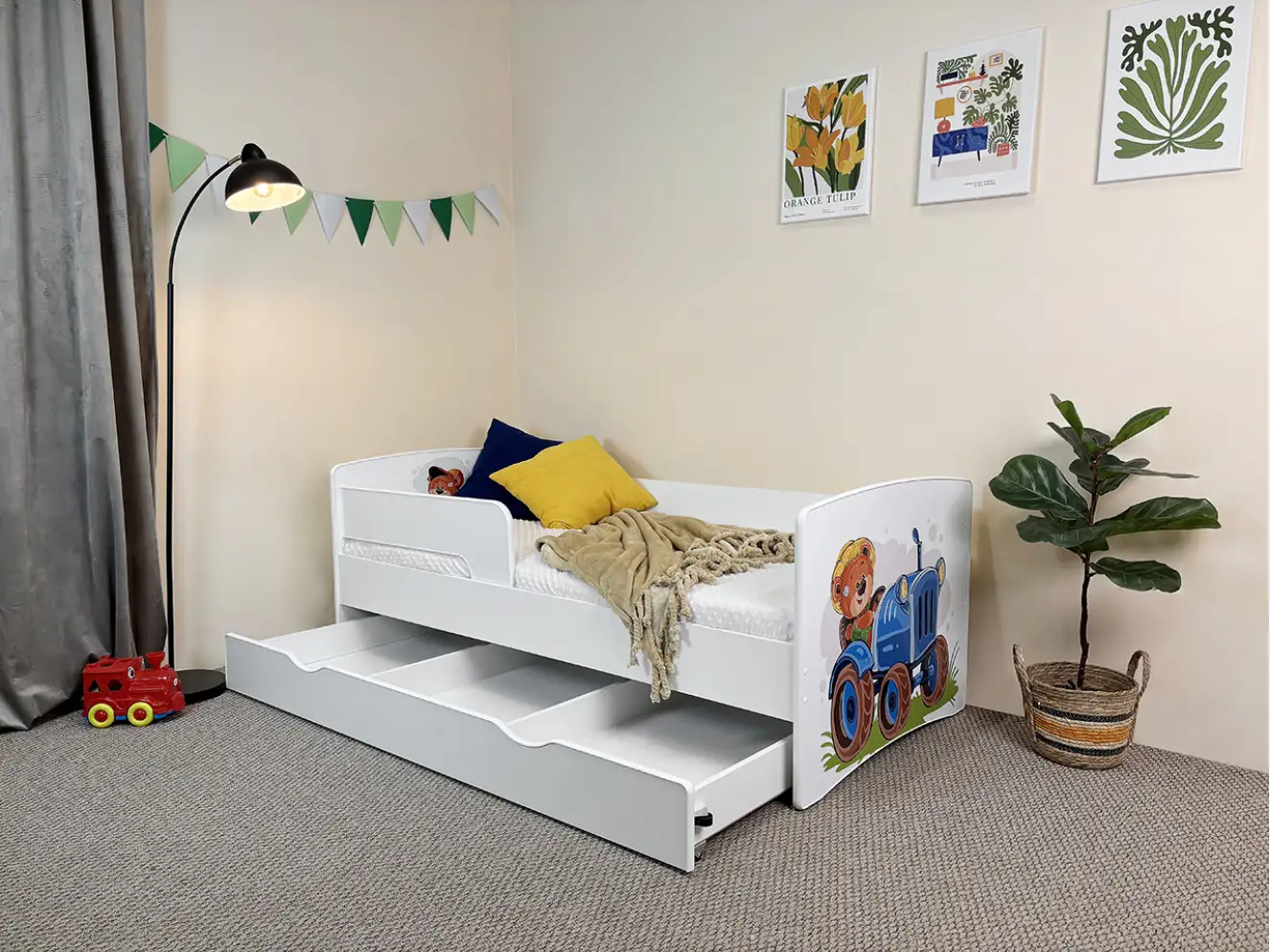 Дитяче ліжко Кіндер Кул 19 Трактор / KINDER-COOL