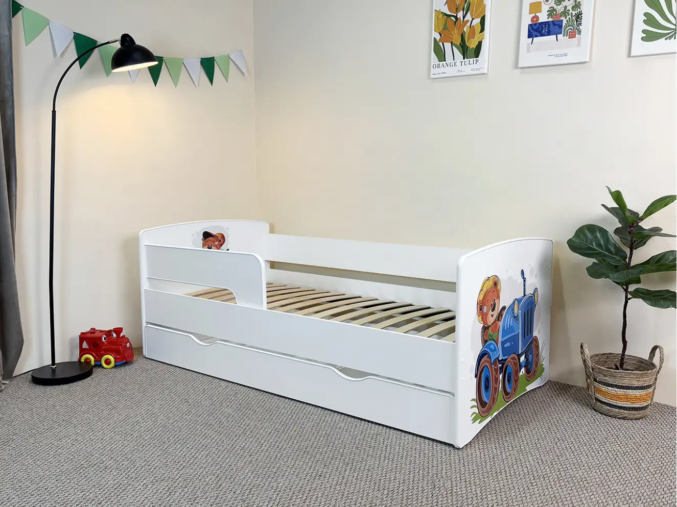 Дитяче ліжко Кіндер Кул 19 Трактор / KINDER-COOL