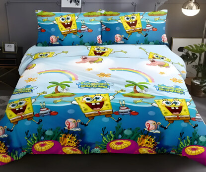 Дитяча постільна білизна Губка Боб