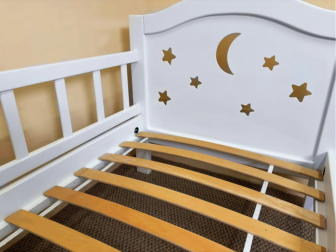 Дитяче ліжко з бортиком Тоскана Колір Білий