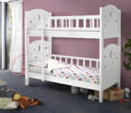 Детская двухъярусная кровать Тоскана Цвет Белый