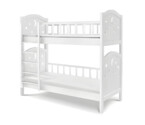 Детская двухъярусная кровать Тоскана Цвет Белый