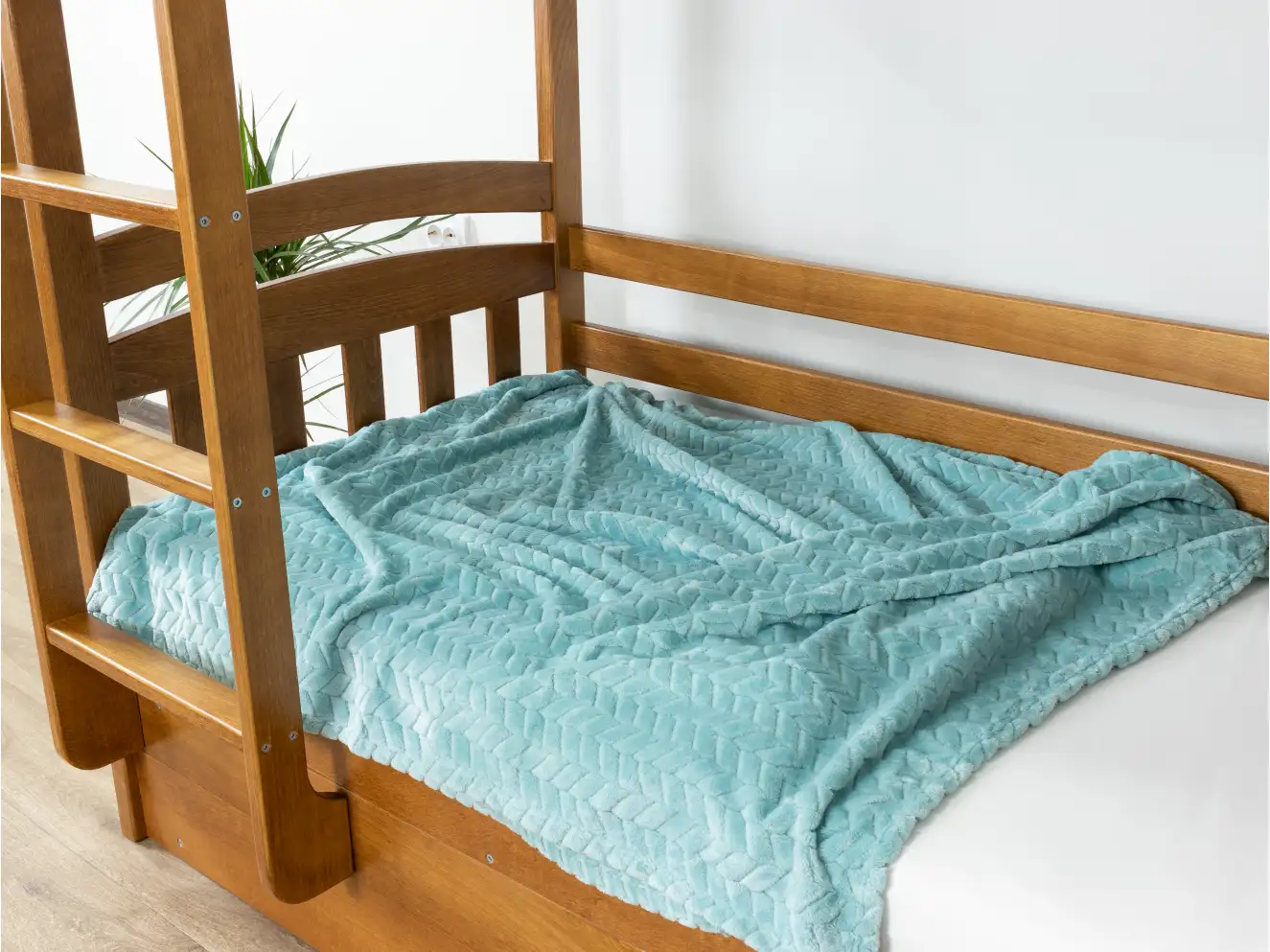 Дитяче двоярусне ліжко трансформер Бембі (бук)