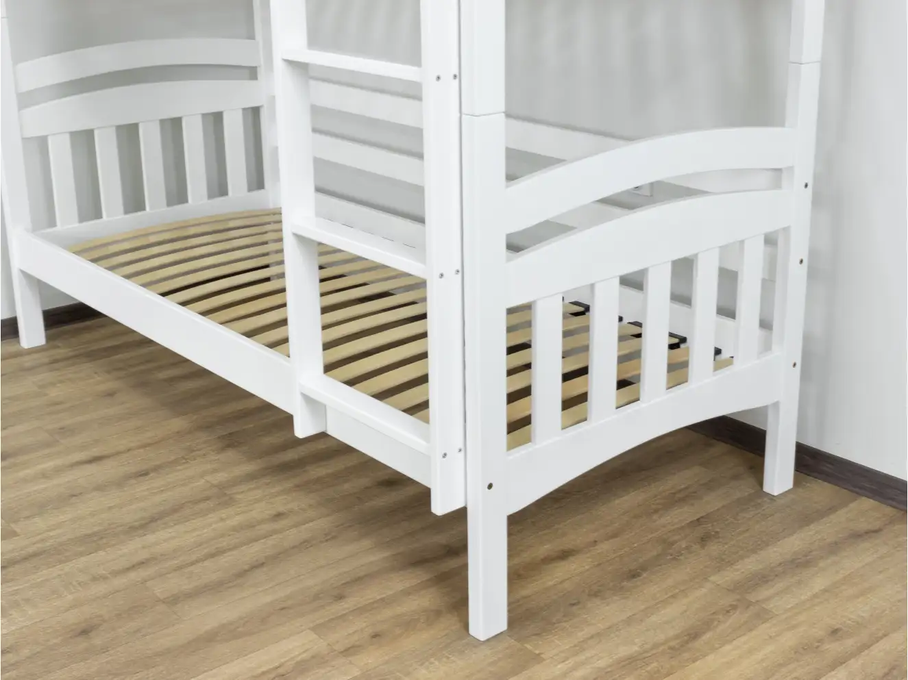 Дитяче двоярусне ліжко трансформер Бембі (бук)