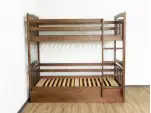 Дитяче двоярусне ліжко трансформер Бембі (бук)