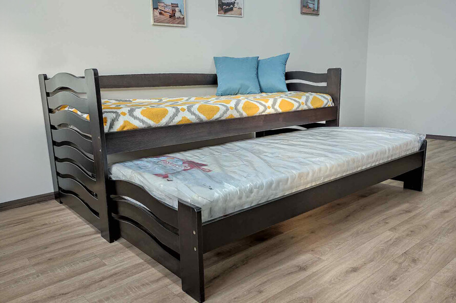 Двухъярусная кровать трансформер Мальва (бук) 