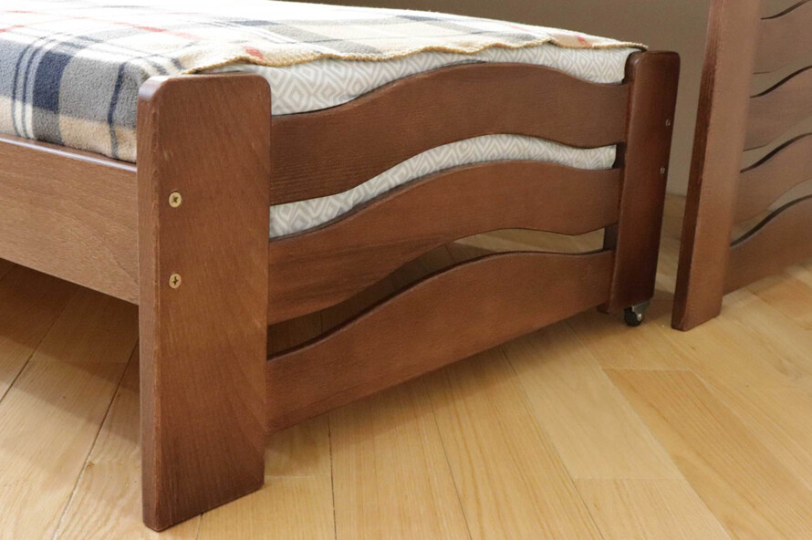 Двухъярусная кровать трансформер Мальва (бук) 