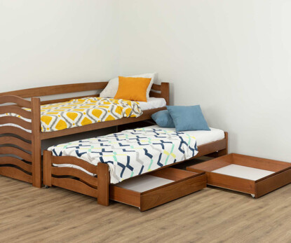 Двухъярусная кровать трансформер Мальва (бук) 