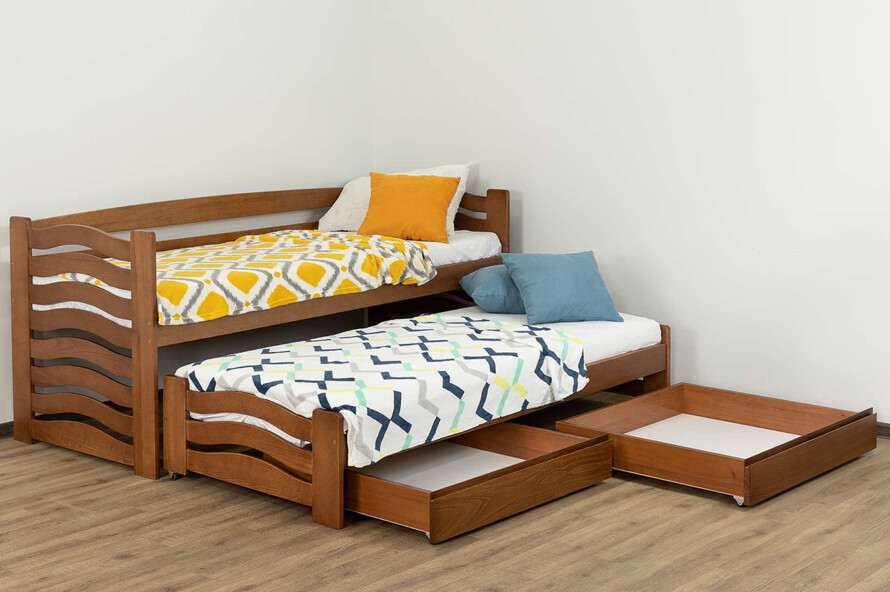 Двухъярусная кровать трансформер Мальва (бук) 