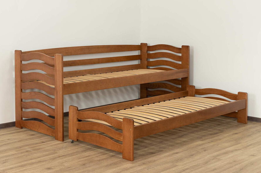 Двухъярусная кровать трансформер Мальва (бук) 