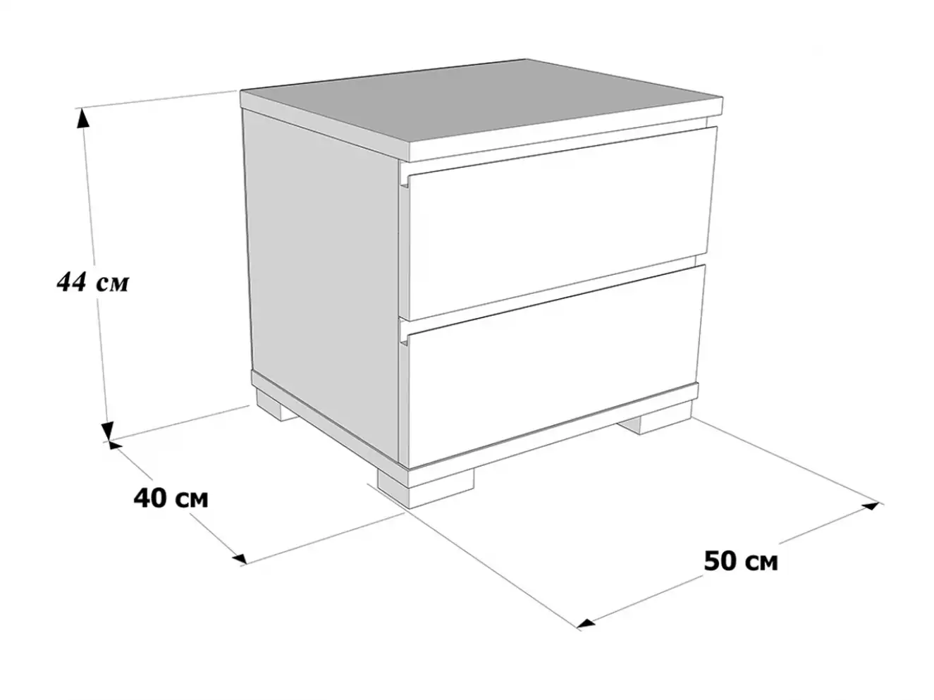 Тумба прикроватная Бостон