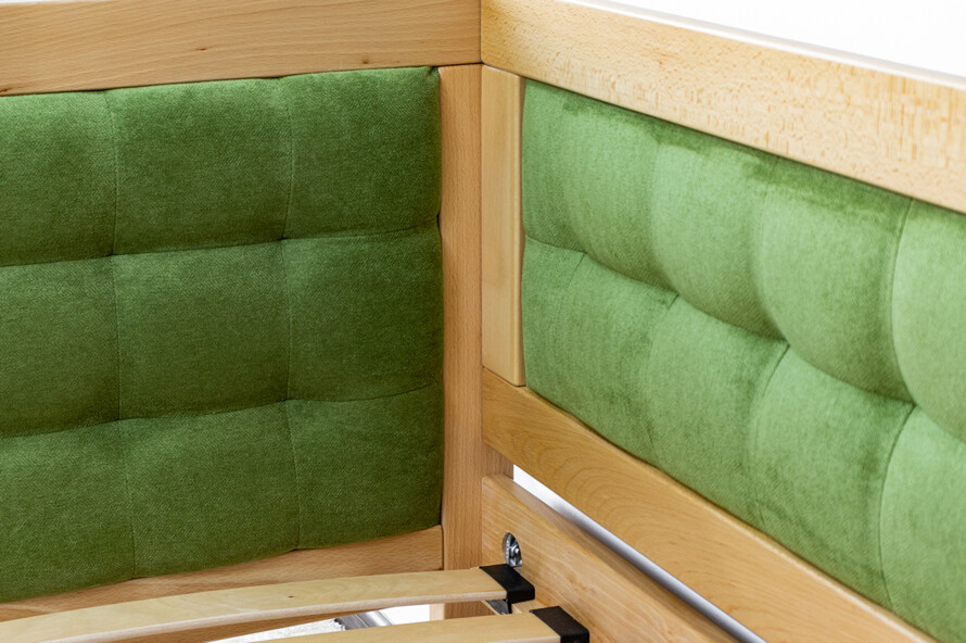 Ліжко з м`якою спинкою Дорі Люкс / Дорі LUXE (бук)