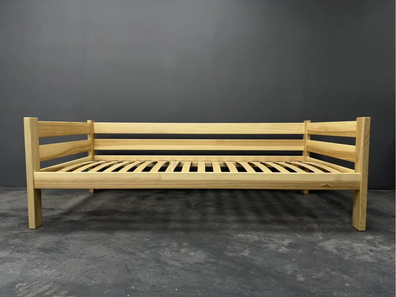 Детская кровать с дерева Милана (ясень) Натуральный