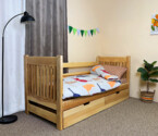 Детская кровать с дерева Даниэль (ясень) Тонированный 