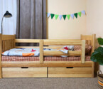 Детская кровать с дерева Даниэль (ясень) Тонированный 