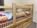 Дитяче ліжко з дерева Даніель (ясен) Тонований