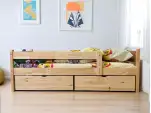 Ліжко дитяче Тотошка (сосна) Колір Натуральний