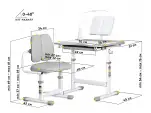 Комплект парта и кресло Evo-kids BD-23
