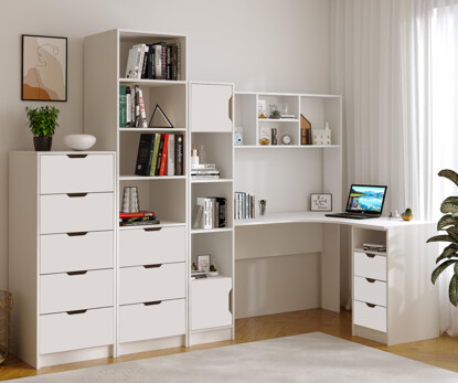 Комод 5 Тинейджер  / Teenager Белый