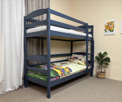 Ліжко дитяче двоярусне Сонечко ДУО (Синій)