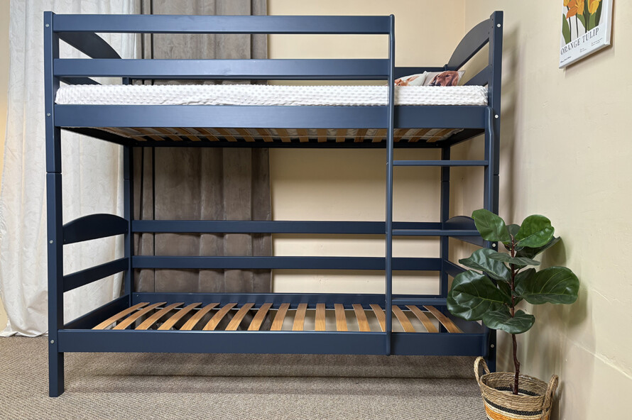 Ліжко дитяче двоярусне Сонечко ДУО (Синій)