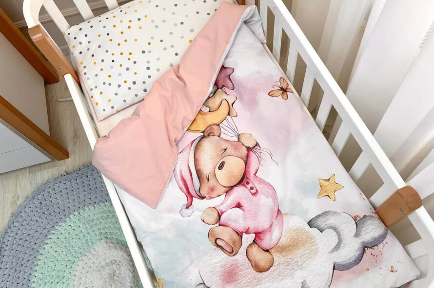 Комплект постільної білизни Ведмедики Гаммі (рожевий)