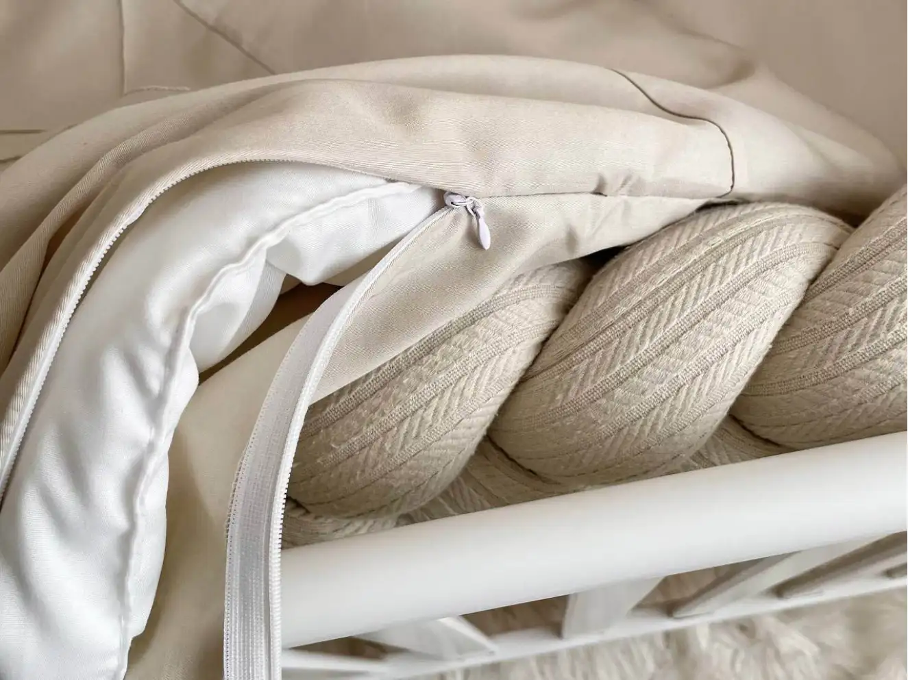 Комплект постільної білизни DreamLand латте Комплект постільної білизни DreamLand латте