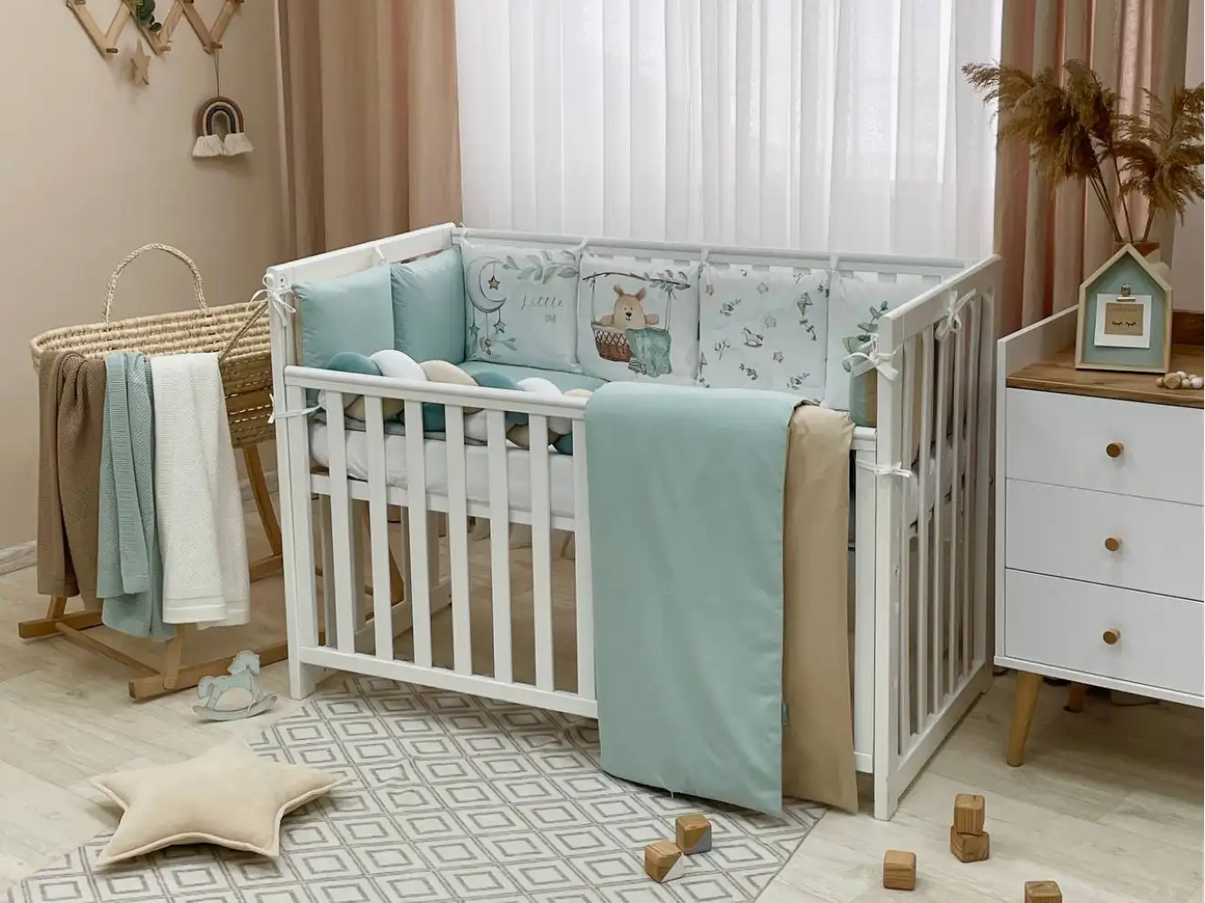 Комплект постільної білизни Арт Дизайн Іграшки (м`ятний)