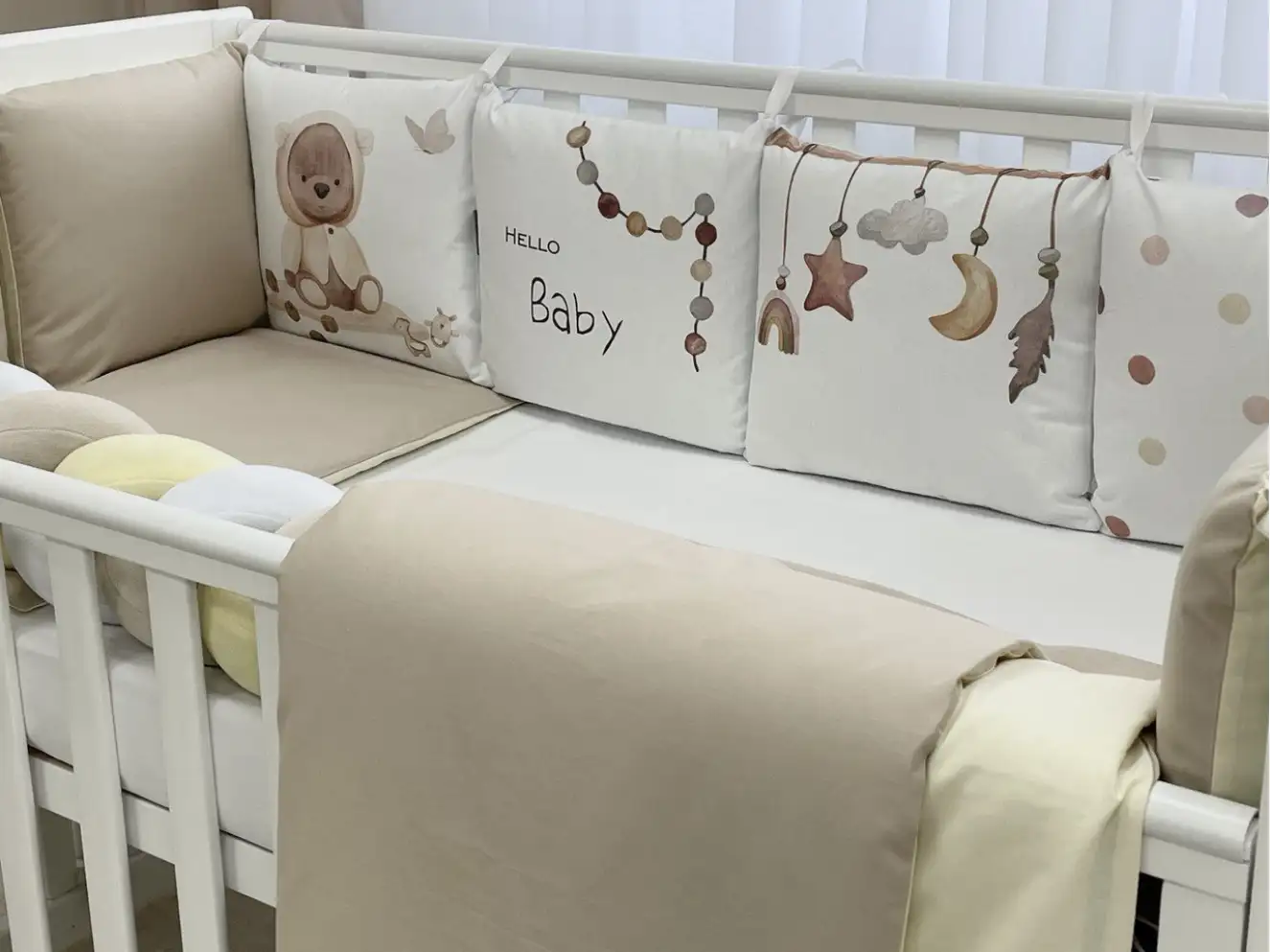 Комплект постільної білизни Арт Дизайн Ведмедик (бежевий)