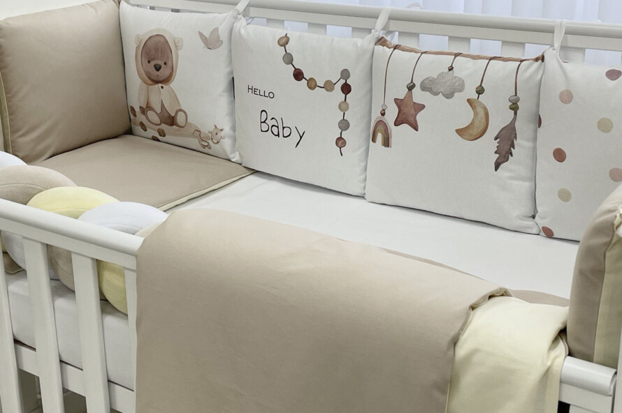 Комплект постільної білизни Арт Дизайн Ведмедик (бежевий)