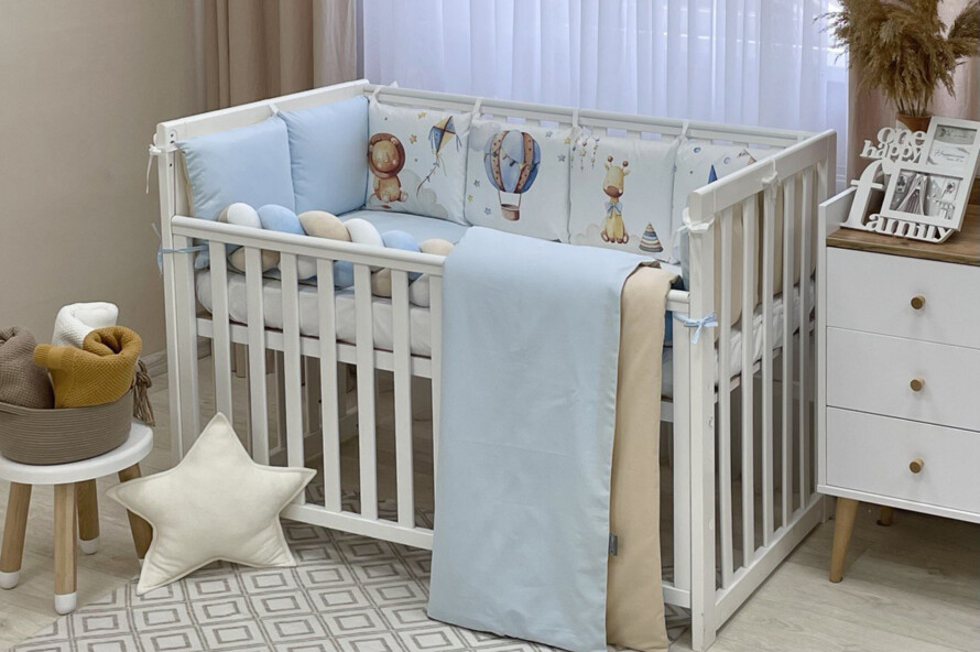 Комплект постільної білизни Арт Дизайн Цирк (блакитний)