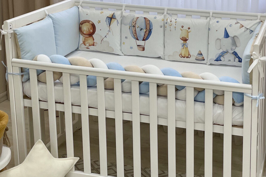 Комплект постільної білизни Арт Дизайн Цирк (блакитний)