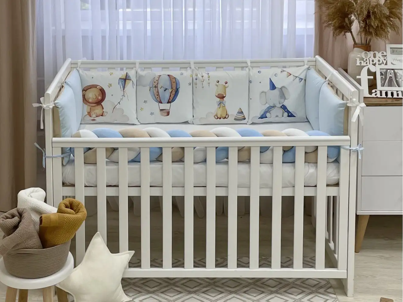 Комплект постільної білизни Арт Дизайн Цирк (блакитний)