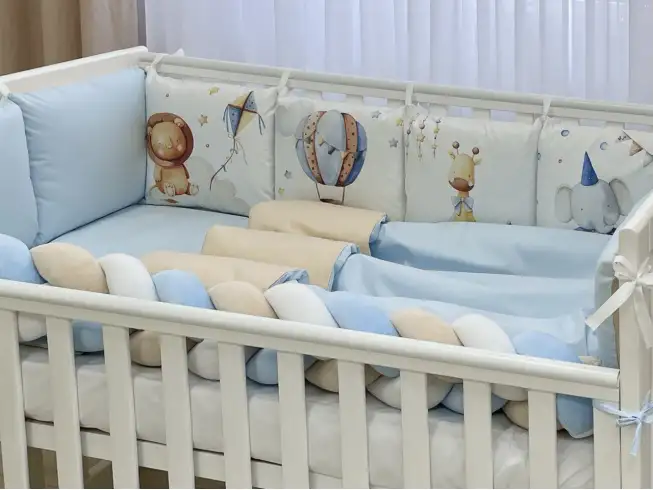 Комплект постільної білизни Арт Дизайн Цирк (блакитний)