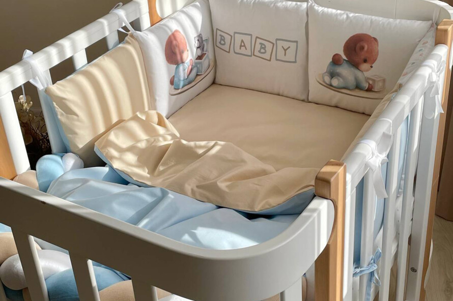 Комплект постельного белья Арт Дизайн Baby Teddy (голубой)