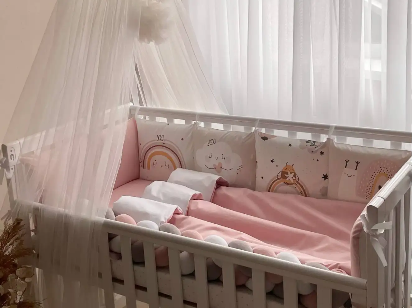 Комплект постільної білизни Арт Дизайн Равлик (пудра)