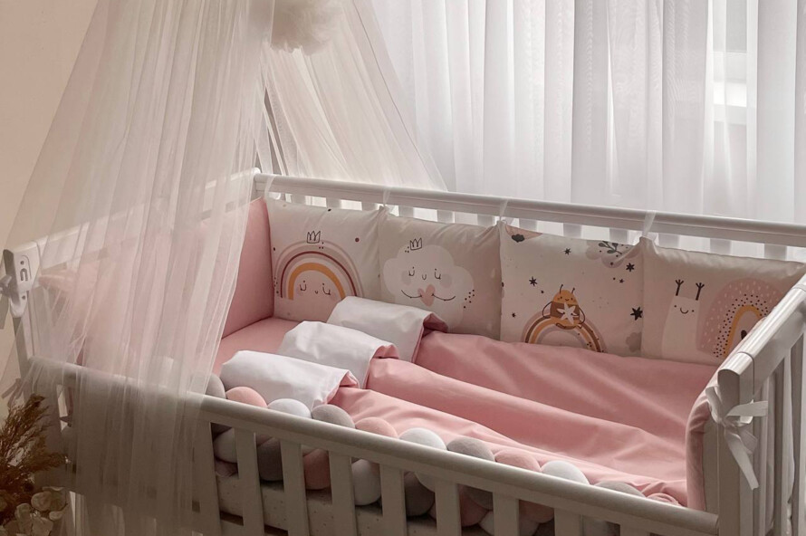 Комплект постільної білизни Арт Дизайн Равлик (пудра)