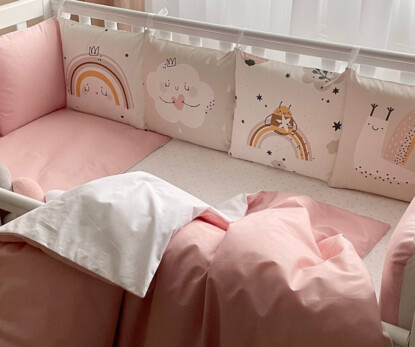 Комплект постільної білизни Арт Дизайн Равлик (пудра)