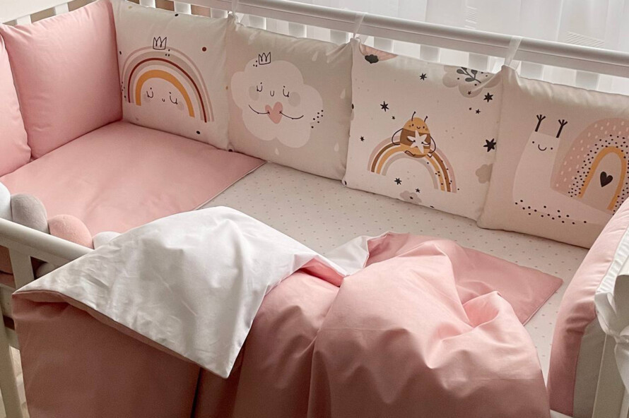 Комплект постільної білизни Арт Дизайн Равлик (пудра)