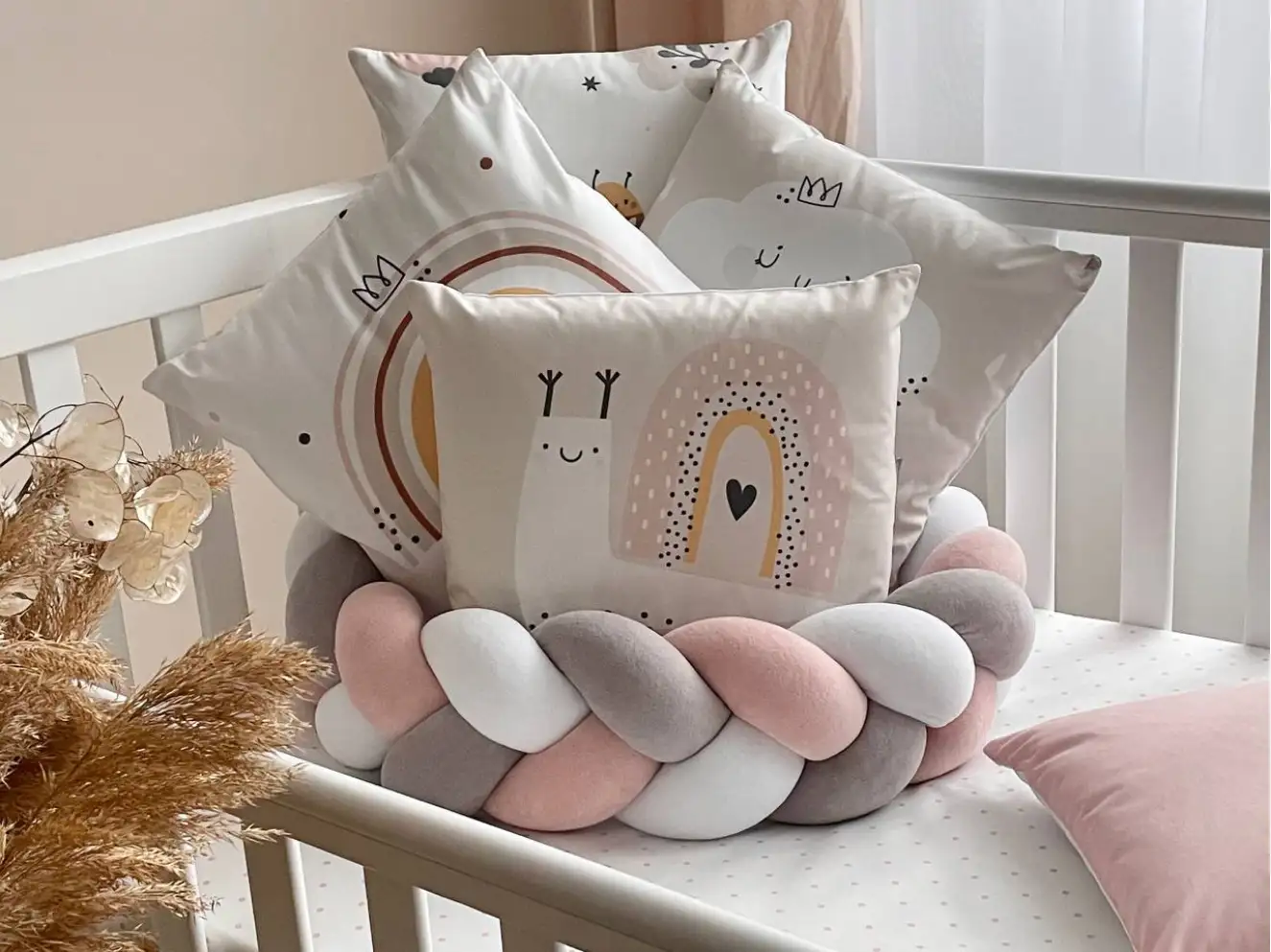 Комплект постільної білизни Арт Дизайн Равлик (пудра)