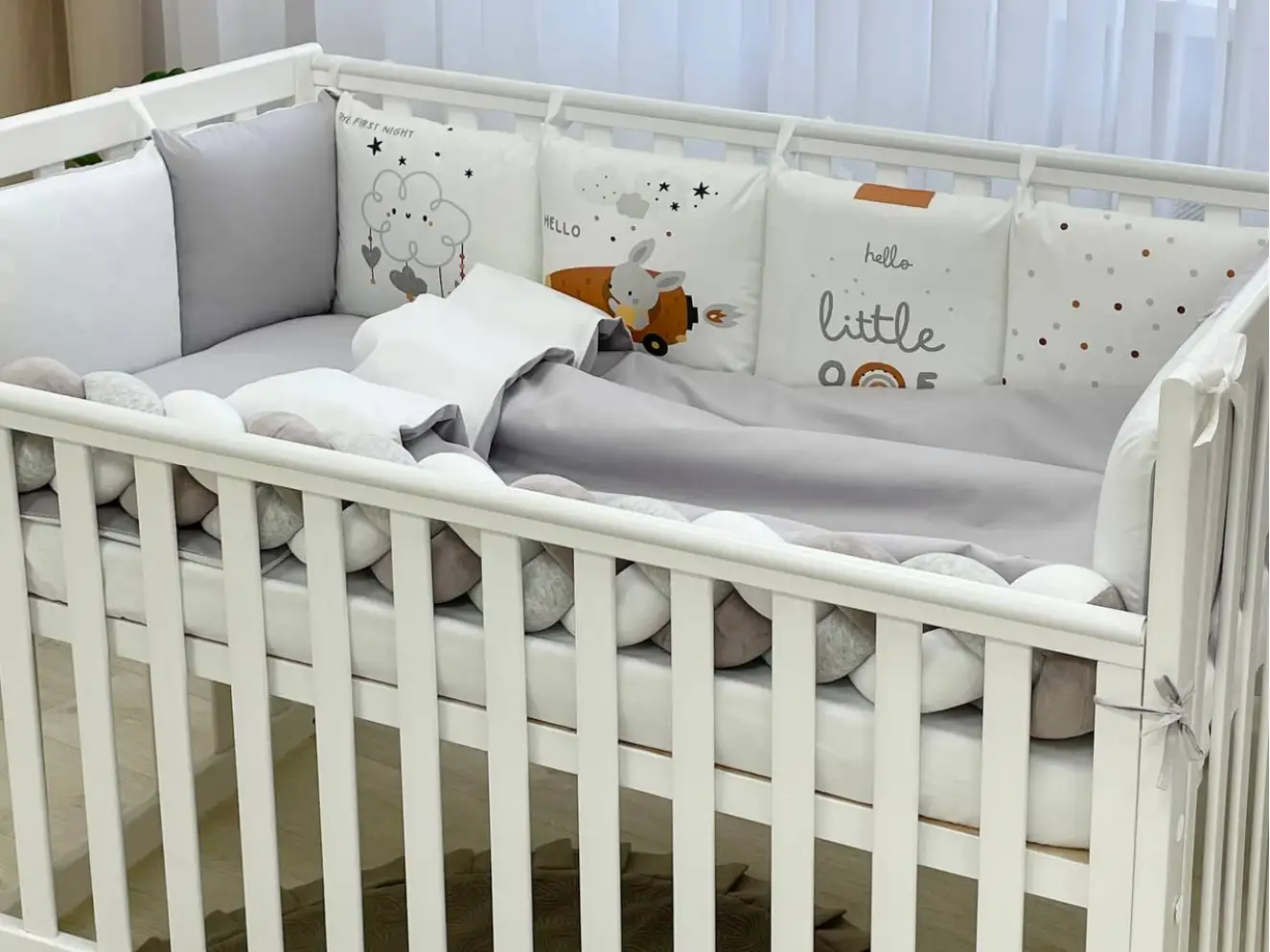 Комплект постільної білизни Арт Дизайн Морквинка сірий