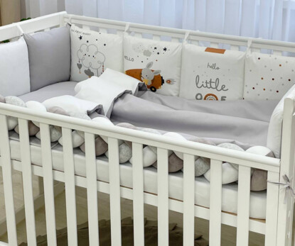 Комплект постільної білизни Арт Дизайн Морквинка сірий