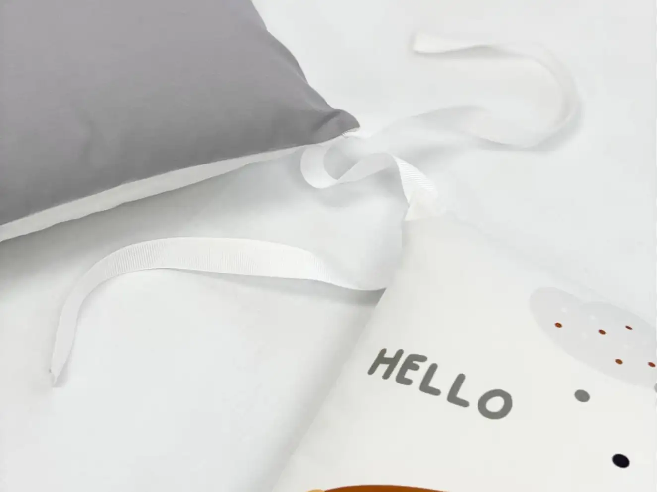 Комплект постільної білизни Арт Дизайн Морквинка сірий