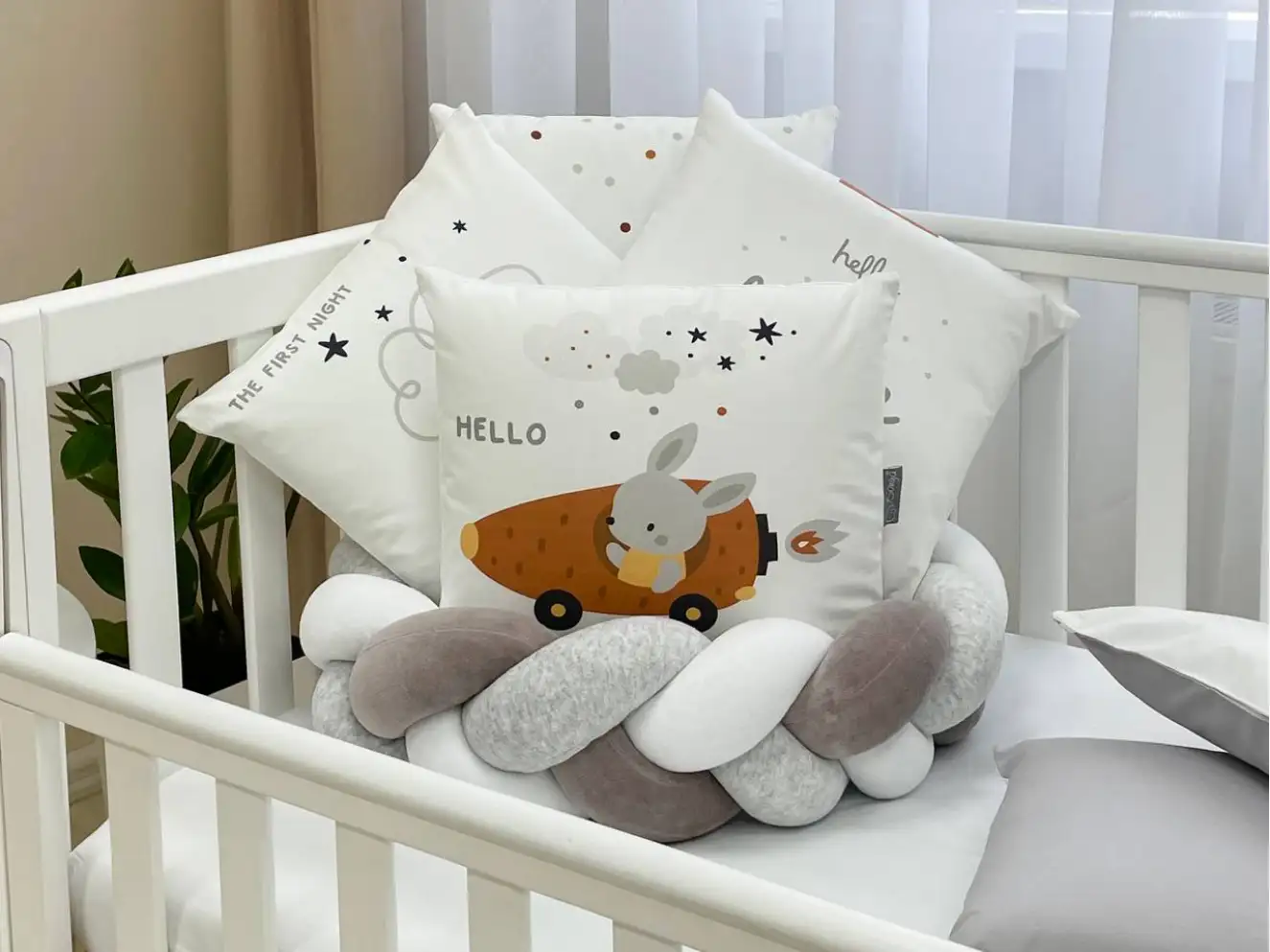 Комплект постільної білизни Арт Дизайн Морквинка сірий