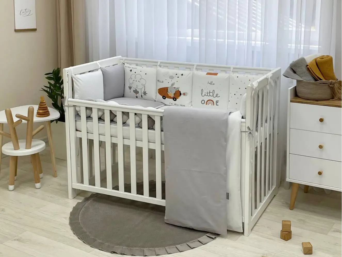 Комплект постільної білизни Арт Дизайн Морквинка сірий