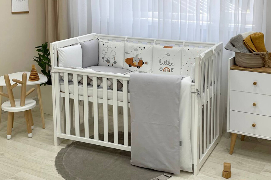 Комплект постільної білизни Арт Дизайн Морквинка сірий