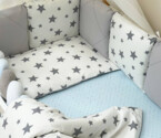 Комплект постільної білизни Happy night Зірки сірі