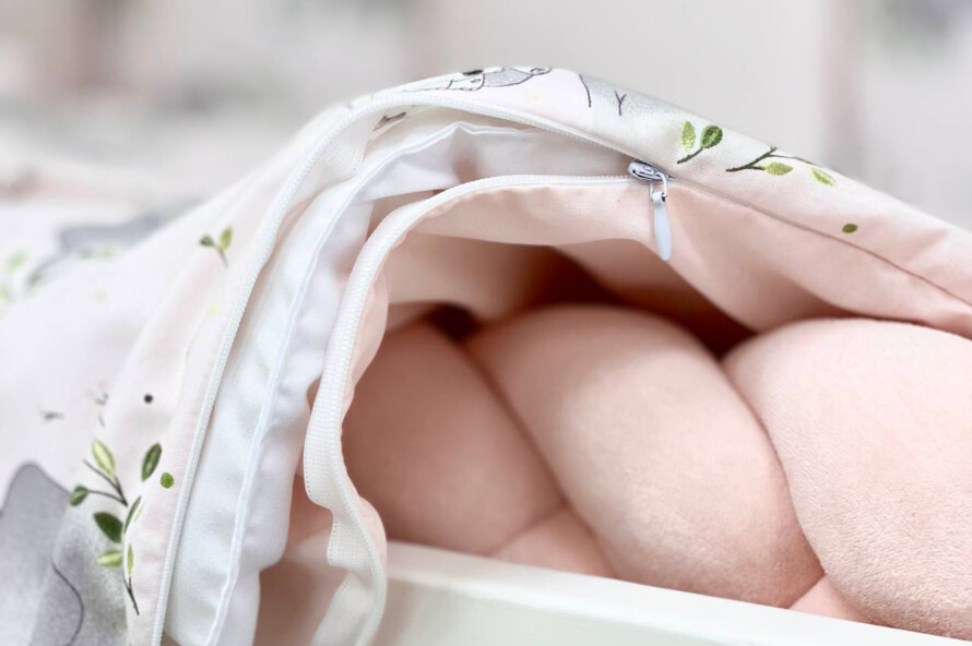 Комплект постільної білизни Happy night Слоники (рожевий)