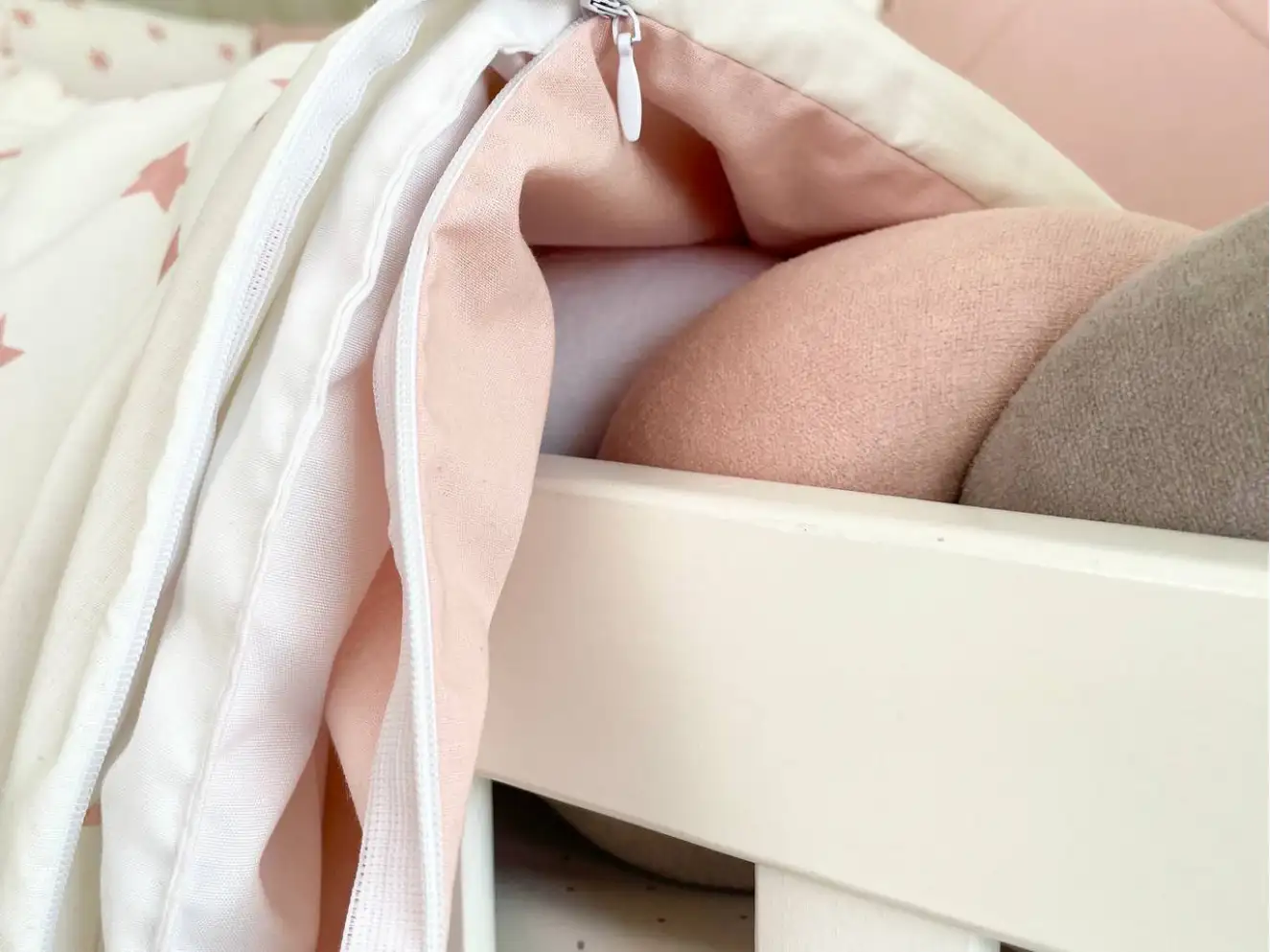 Комплект постельного белья Happy night Звездопад (пудра)